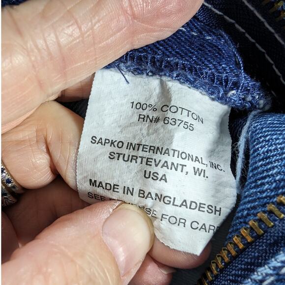 Vintage Five Brother Jeans Mens 32 x 28 Carpenter pants Straight Leg Y2K READ - Picture 9 of 10